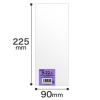 「ヘッズ OPP袋90mm×225mm(長形40封筒) 90-225 1パック(100枚)」の商品サムネイル画像2枚目