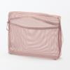 「無印良品 立体メッシュケース ピンク Ｌ 約２１×２７×５ｃｍ 良品計画」の商品サムネイル画像3枚目