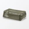 「無印良品 立体メッシュケース カーキ Ｓ 約１１×１６×５ｃｍ 良品計画」の商品サムネイル画像2枚目