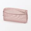 「無印良品 立体メッシュケース ピンク Ｍ 約２５×１２．５×５ｃｍ 良品計画」の商品サムネイル画像3枚目