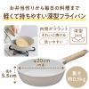 「サーモス フライパン 20cm グレージュ IH/ガス火対応 KFO-020 GG 1個 深型設計 軽量 フッ素化合物不使用」の商品サムネイル画像5枚目