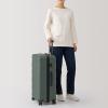 「無印良品 バーを自由に調節できる ハードキャリーケース ７５Ｌ カーキ タテ７１．５×ヨコ４６×マチ２６ｃｍ 良品計画」の商品サムネイル画像8枚目