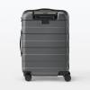 「無印良品 バーを自由に調節できる ハードキャリーケース ３６Ｌ グレー タテ５４×ヨコ３７×マチ２４ｃｍ 良品計画」の商品サムネイル画像4枚目