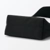 「SALE 無印良品 再生ポリエステル 太ベルトミニショルダーバッグ 黒 タテ１４．５×ヨコ２９×マチ１０ｃｍ 良品計画」の商品サムネイル画像4枚目