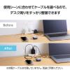 「エレコム USB充電器 タイプC PD 100W USBーC×2 A×1 パソコン充電 黒 EC-AC104100BK 1個」の商品サムネイル画像6枚目