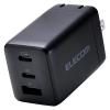 「エレコム USB充電器 タイプC PD 67W USBーC×2 A×1 パソコン充電 黒 EC-AC10367BK 1個」の商品サムネイル画像2枚目