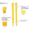 「RIP-TIE(リップタイ) リップタイライト 12.7mmX203.2mm 白 Y-08-025-W 1袋(25本巻)」の商品サムネイル画像2枚目