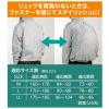 「【アウトレット】サギサカ サイクルレイン リュック背負える 50809 1個」の商品サムネイル画像3枚目