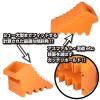 「ジェットイノウエ トラック用タイヤストッパー 2個セット トラロープ付 2t~大型車 車輪止め 509979 1セット」の商品サムネイル画像2枚目