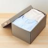 「リヒトラブ Roomy 折りたたみボックス 深型 収納ケース 収納ボックス 服収納 おもちゃ箱 コンパクト フタ付 A4 グレー A794-27 1個」の商品サムネイル画像4枚目