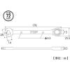 「トップ工業 ラチェットコンビ RCW-13 040950 1個」の商品サムネイル画像2枚目