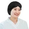 「【使いきりキャップ】尚美堂 フジモブキャップ 不織布ヘアキャップ 黒 96920 1箱（100枚）」の商品サムネイル画像3枚目