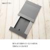 「【アウトレット】ヘッズ フォーマルテクスチャーワンタッチ貼箱-L/グレー FTG-HBL 1パック(6枚)」の商品サムネイル画像6枚目
