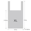 「ヘッズ ブラックフレンチレジバッグ-XL BFR-XL-K 1袋(50枚)」の商品サムネイル画像3枚目