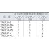 「トラスコ中山 TRUSCO プロテクターツールケース用緩衝ウレタン M TAK13K-M 1セット(1組) 389-5424」の商品サムネイル画像3枚目