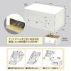 「ササガワ 【OW】紙製組立式サポート台 白 44-5809 1セット(3個袋入)」の商品サムネイル画像5枚目