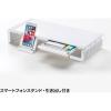 「サンワサプライ 3段階横幅可変タイプ机上ラック MR-LC804W 1個」の商品サムネイル画像3枚目