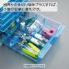 「コクヨ レターケース UNIFEEL ユニフィール 透明プラスチック引き出しタイプ A4タテ 深型3段 ライトグレー LC-UNT203M 1台」の商品サムネイル画像5枚目