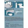 「和合商事 ワンタッチ折りたたみ棚受 ステンレスタッチポン 30cm STP-300 1セット(2本入)」の商品サムネイル画像3枚目