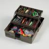 「ベストコ ツールボックス 仕切式 ガレージ DIY アウトドア 工具箱 パーツ ブラウン MA-4027 Boite 4988562002617 1個」の商品サムネイル画像2枚目