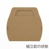 「シモジマ 箱 クラフトギフトBOX 窓付ピローM 006897923 1袋(10枚)」の商品サムネイル画像4枚目