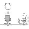 「アイリスチトセ シンフォートチェア コンパクトメッシュチェア ブラック 1脚 オフィスチェア 事務椅子 脚幅590mm ダブルロッキング機構」の商品サムネイル画像3枚目