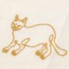 「インド猫総刺繍ランチョンマット ベージュ studio CLIP」の商品サムネイル画像4枚目