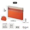 「リヒトラブ Mutual コングレスケース A4ヨコ テラコッタオレンジ コピー用紙300枚 A2073-4 1セット(1冊×3)」の商品サムネイル画像3枚目
