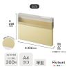 「リヒトラブ Mutual コングレスケース A4ヨコ マットイエロー コピー用紙300枚 A2073-5 1セット(1冊×3)」の商品サムネイル画像3枚目
