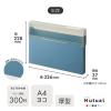 「リヒトラブ Mutual コングレスケース A4ヨコ スレートブルー コピー用紙300枚 A2073-11 1冊」の商品サムネイル画像2枚目