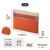 「リヒトラブ Mutual コングレスケース A5ヨコ テラコッタオレンジ コピー用紙150枚 A2070-4 1セット(1冊×3)」の商品サムネイル画像3枚目
