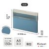 「リヒトラブ Mutual コングレスケース A5ヨコ スレートブルー コピー用紙150枚 A2070-11 1セット(1冊×10)」の商品サムネイル画像3枚目