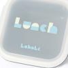 「(らこれキッズ)ブロックロゴデザートケース チャコール 保存容器 LAKOLE/ラコレ」の商品サムネイル画像3枚目