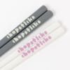 「(らこれキッズ)ブロックロゴ箸セット アイボリー LAKOLE/ラコレ」の商品サムネイル画像4枚目