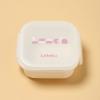 「(らこれキッズ)ブロックロゴデザートケース アイボリー 保存容器 LAKOLE/ラコレ」の商品サムネイル画像2枚目