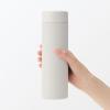 「無印良品 真空断熱構造 保温保冷ボトル フラットタイプ ５００ｍＬ グレーベージュ 良品計画」の商品サムネイル画像4枚目