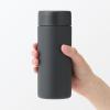 「無印良品 真空断熱構造 保温保冷ボトル フラットタイプ ３５０ｍＬ 黒 良品計画」の商品サムネイル画像4枚目
