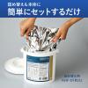 「ウェットティッシュ アルコール 雑巾のように使える 超大判ウェットシート アルコール バケツタイプ 大容量 1セット（1個（100枚入）×6）コクヨ」の商品サムネイル画像8枚目