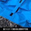 「弘進ゴム 車いすレインはおるっちゃ ポンチョ KSー002 ブルー V0021AF 1着」の商品サムネイル画像6枚目