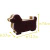 「キッチンスポンジ ハード ブラウン 犬 研磨材付き 抗菌 日本製 1セット（1個×3）オーエ」の商品サムネイル画像3枚目