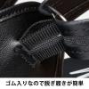「【ロハコ限定】ナースサンダル ブラック M (23.0〜23.5cm) 室内向け クロスサンダル オリジナル」の商品サムネイル画像3枚目