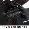 「【ロハコ限定】ナースサンダル ブラック L (24.0〜24.5cm) 室内向け クロスサンダル オリジナル」の商品サムネイル画像3枚目