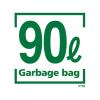 「ゴミ袋 ごみ収集袋 白半透明 厚手 90L 1セット（10枚入×5パック） 厚さ：0.023mm 日本サニパック」の商品サムネイル画像3枚目