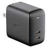 「AUKEY USB充電器 USB Type-C×2ポート SwiftDuo40W PD対応 ブラック PA-R2S-BK」の商品サムネイル画像1枚目