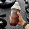 「LIV PLUS シェイカーボトル 830ml　プロテイン ジム ラウンド ライトグレー ABF942LGRY 1個」の商品サムネイル画像6枚目