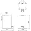 「山崎産業 サニタリーボックス ゴミ箱 STーM3D DPー34CーSB 1個」の商品サムネイル画像8枚目