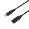 「ナカバヤシ USB2.0 延長ケーブル TypeーC PD100W対応 1m ブラック USB-EC2010BK 1個」の商品サムネイル画像2枚目