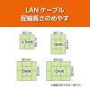 「ナカバヤシ カテゴリー6A 固定できるLANケーブル ブラック 2m C6A-K020BK 1個」の商品サムネイル画像7枚目