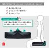 「MORIPiLO 座布団 姿勢矯正 骨盤が立つ (整骨院監修クッション 腰の事を考えた 高反発 硬め) 腰 お尻が痛くならない 厚め 38x48×8-13cm」の商品サムネイル画像4枚目