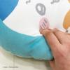 「MORIPiLO ハチワレ クッション (ふわふわダイカットクッション) グッズ 背もたれ ブルー 33x43x10cm 可愛い 柔らかめ  キャラクター」の商品サムネイル画像5枚目